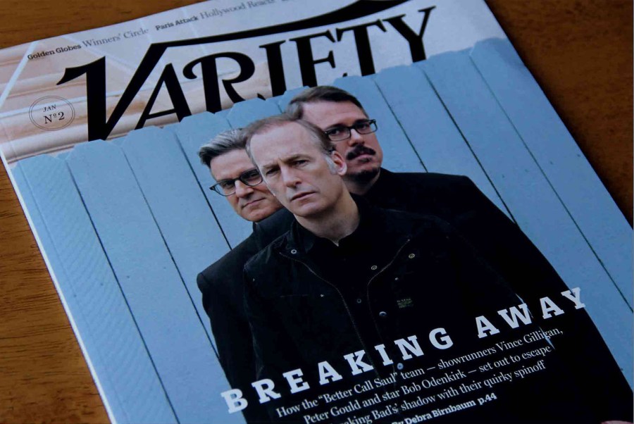 print cover of Variety magazine